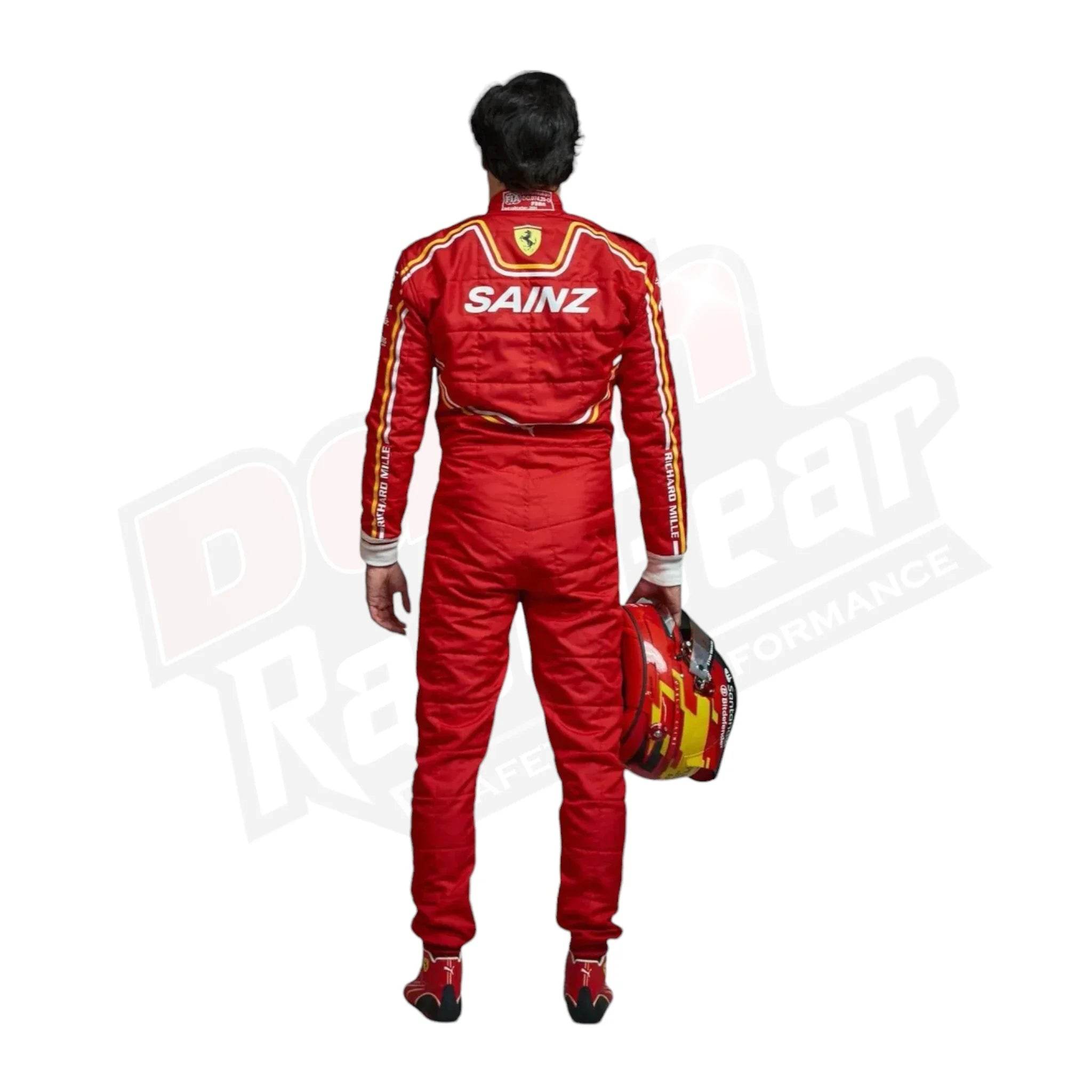 2024 Carlos Sainz Jr. Scuderia Ferrari Race suit New - Dash Racegear Store