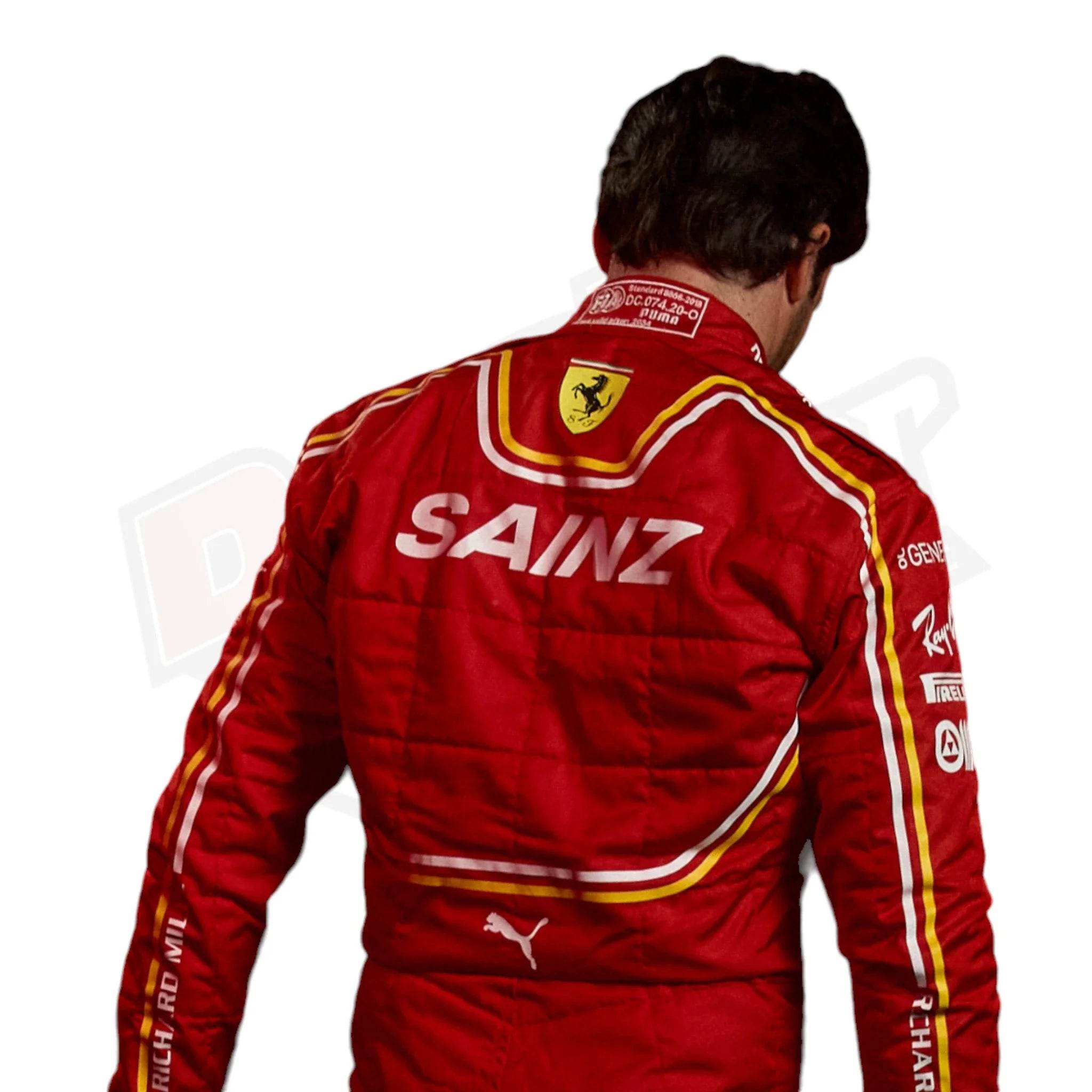 2024 Carlos Sainz Jr. Scuderia Ferrari Race suit New - Dash Racegear Store