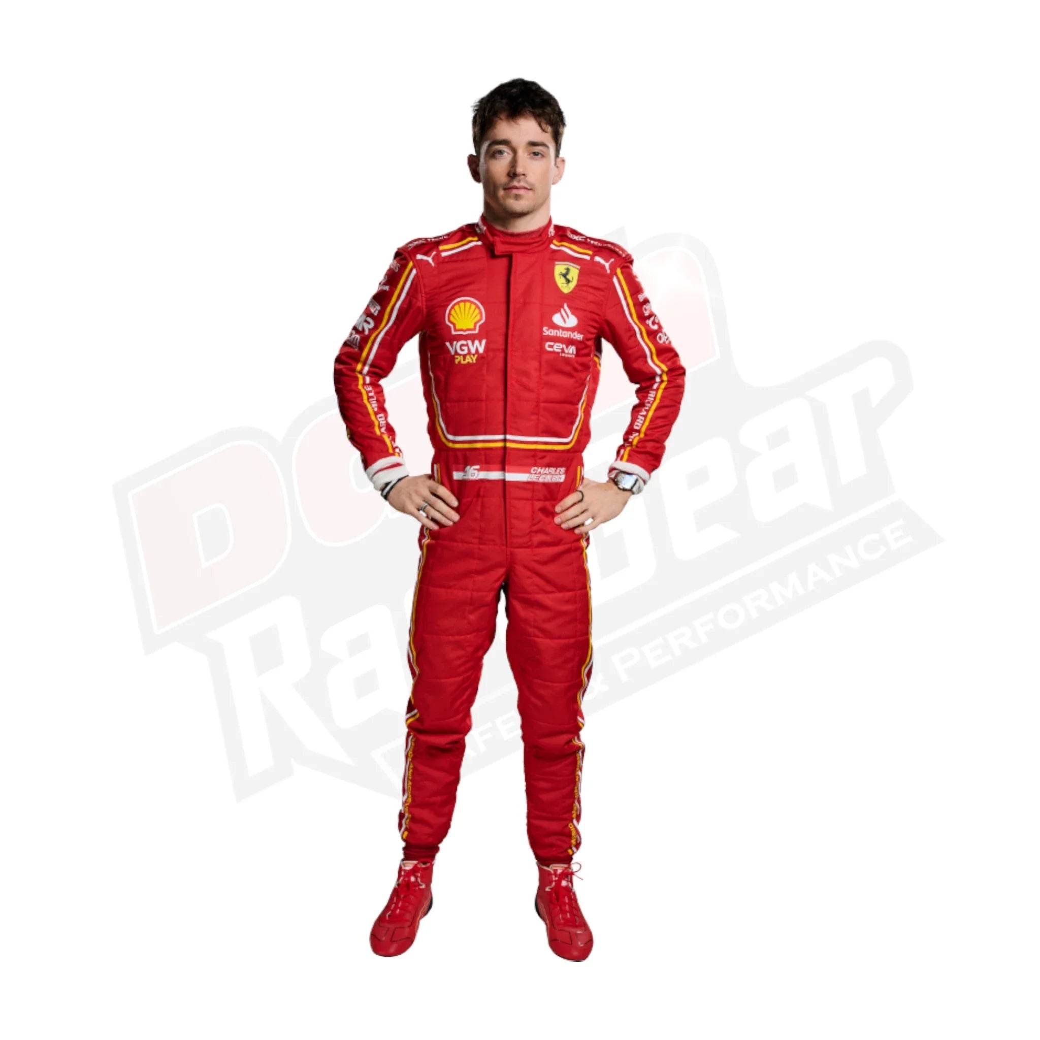 2024 Charles Leclerc Scuderia Ferrari Race suit - Dash Racegear Store
