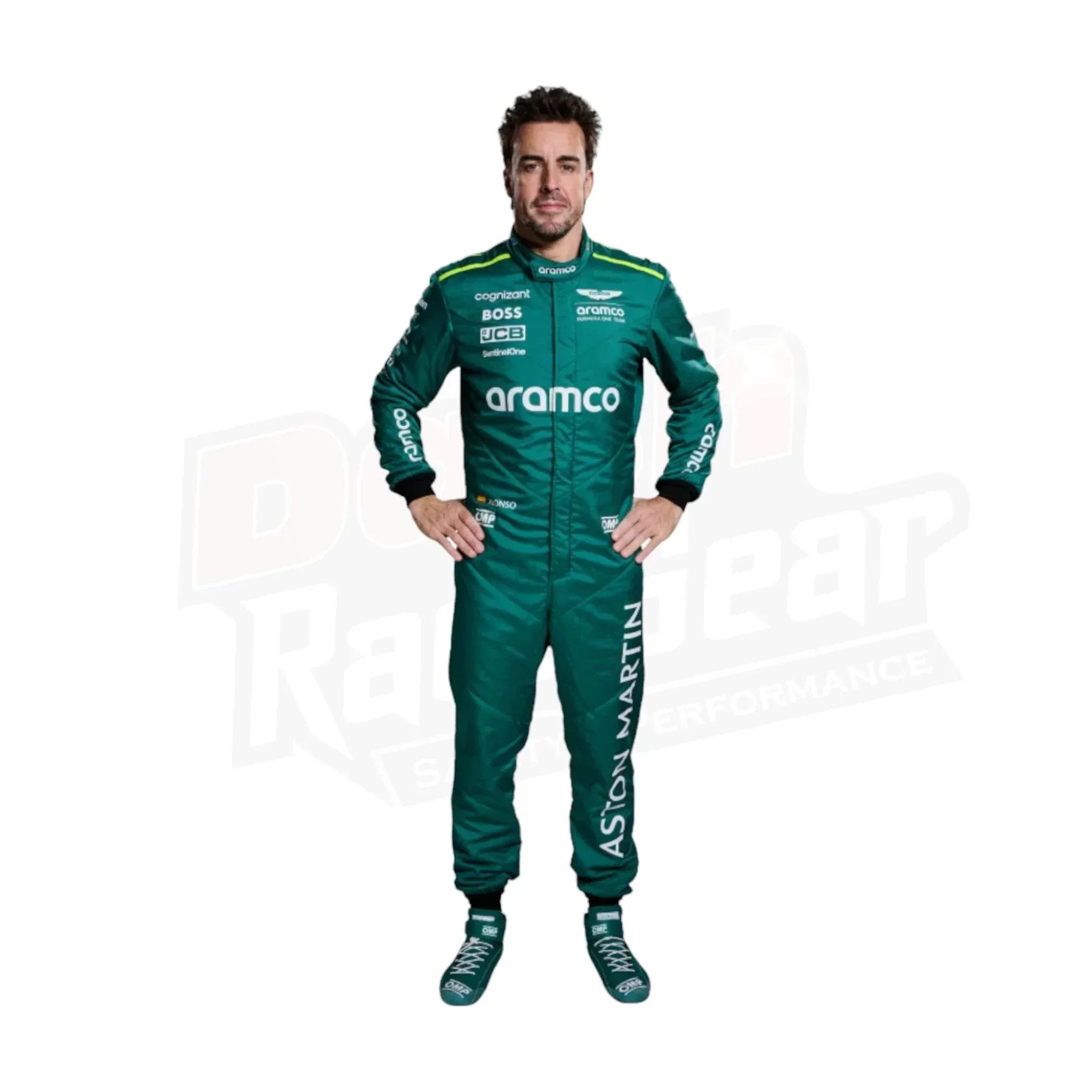 2024 Fernando Alonso Aston Martin F1 Team Race Suit - 4X - Large / Euro 66