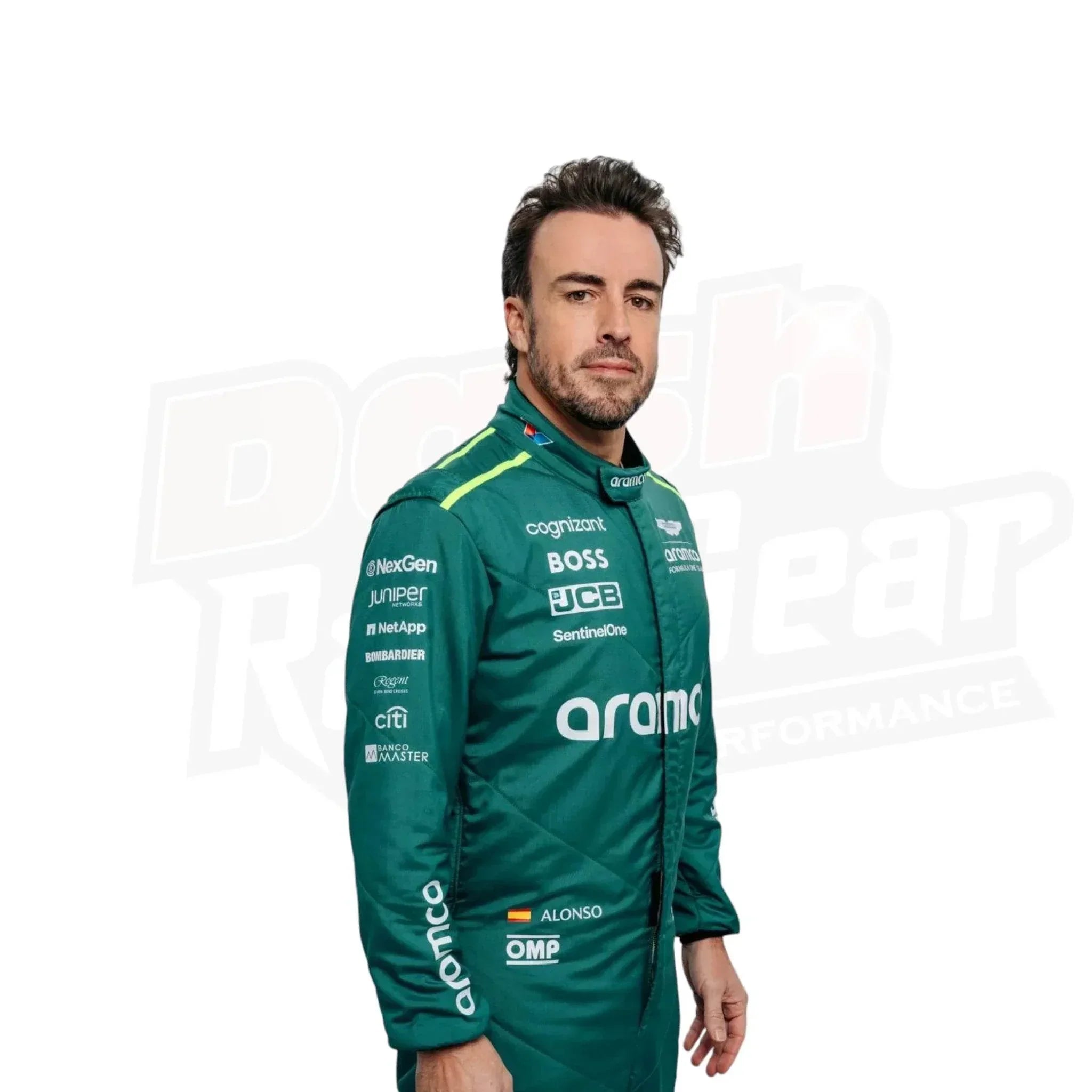 2024 Aston Martin Fernando Alonso Lance Stroll F1 Team Race Suit