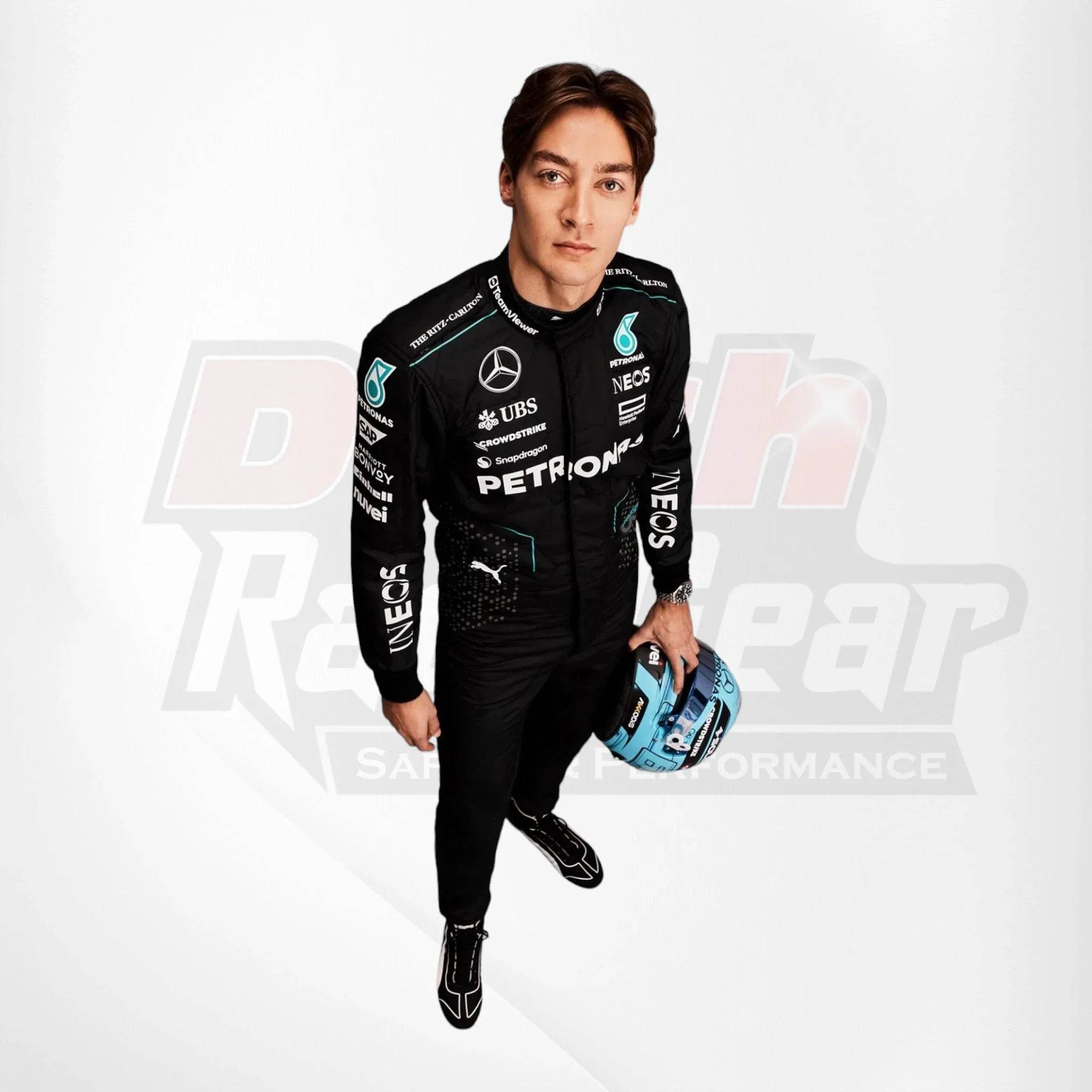 2024 George Russell Mercedes AMG F1 Team Race Suit KIDS - Dash Racegear Store
