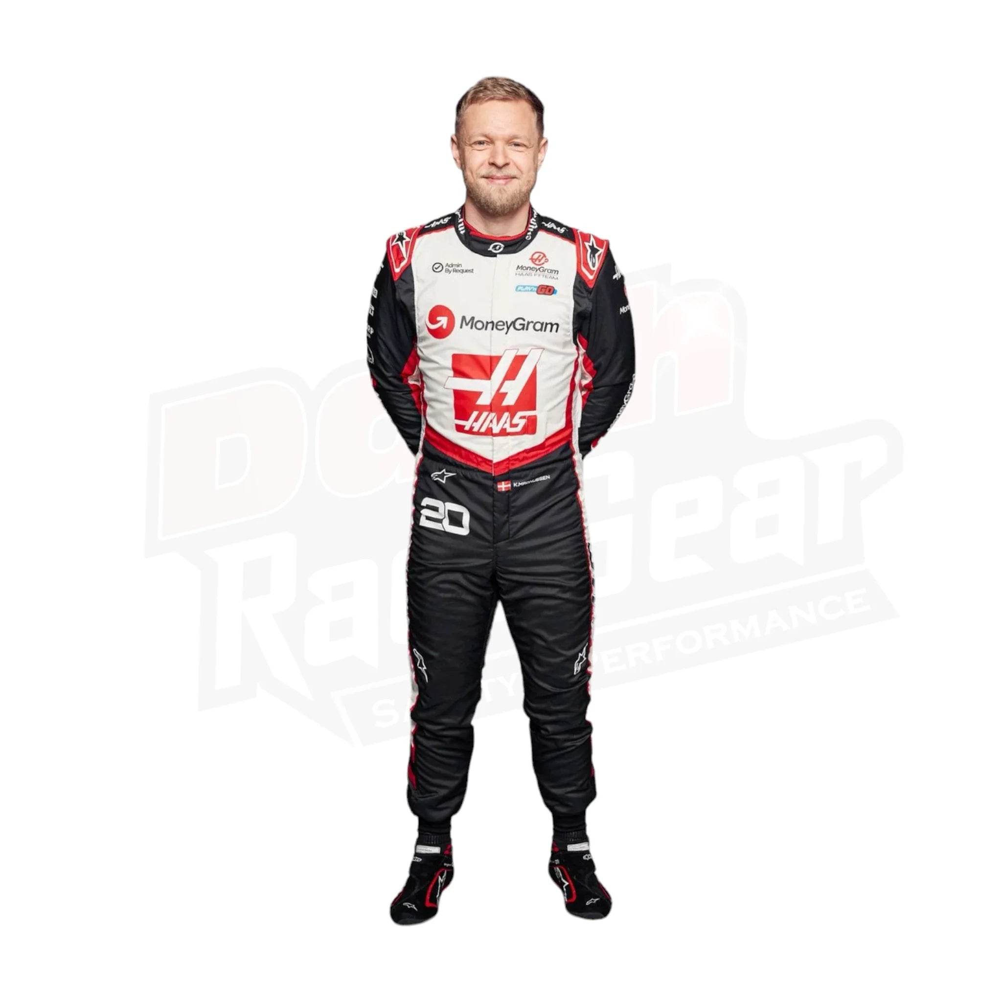 2024 Kevin Magnussen Haas F1 Team Race Suit - Dash Racegear Store
