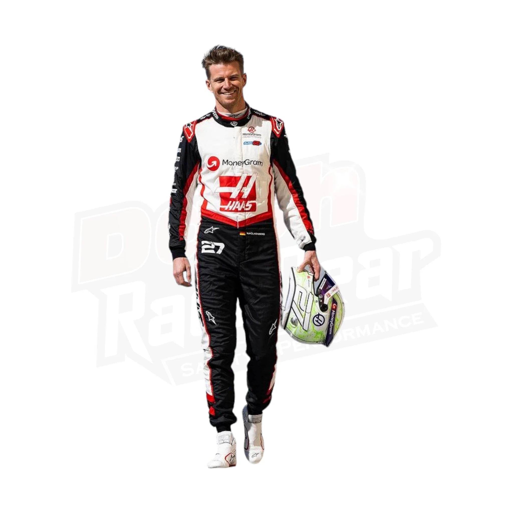 2024 Kevin Magnussen Nico Hulkenberg Haas F1 Team Race Suit KIDS - Dash Racegear Store