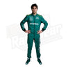 2024 Lance Stroll Aston Martin F1 Team Race Suit - 4X - Large / Euro 66