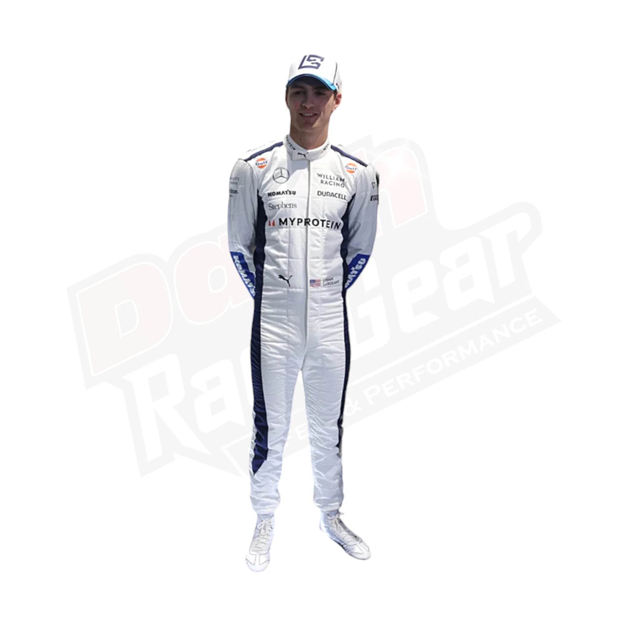 2024 Logan Sargeant Williams F1 Team Race Suit KIDS - Dash Racegear Store