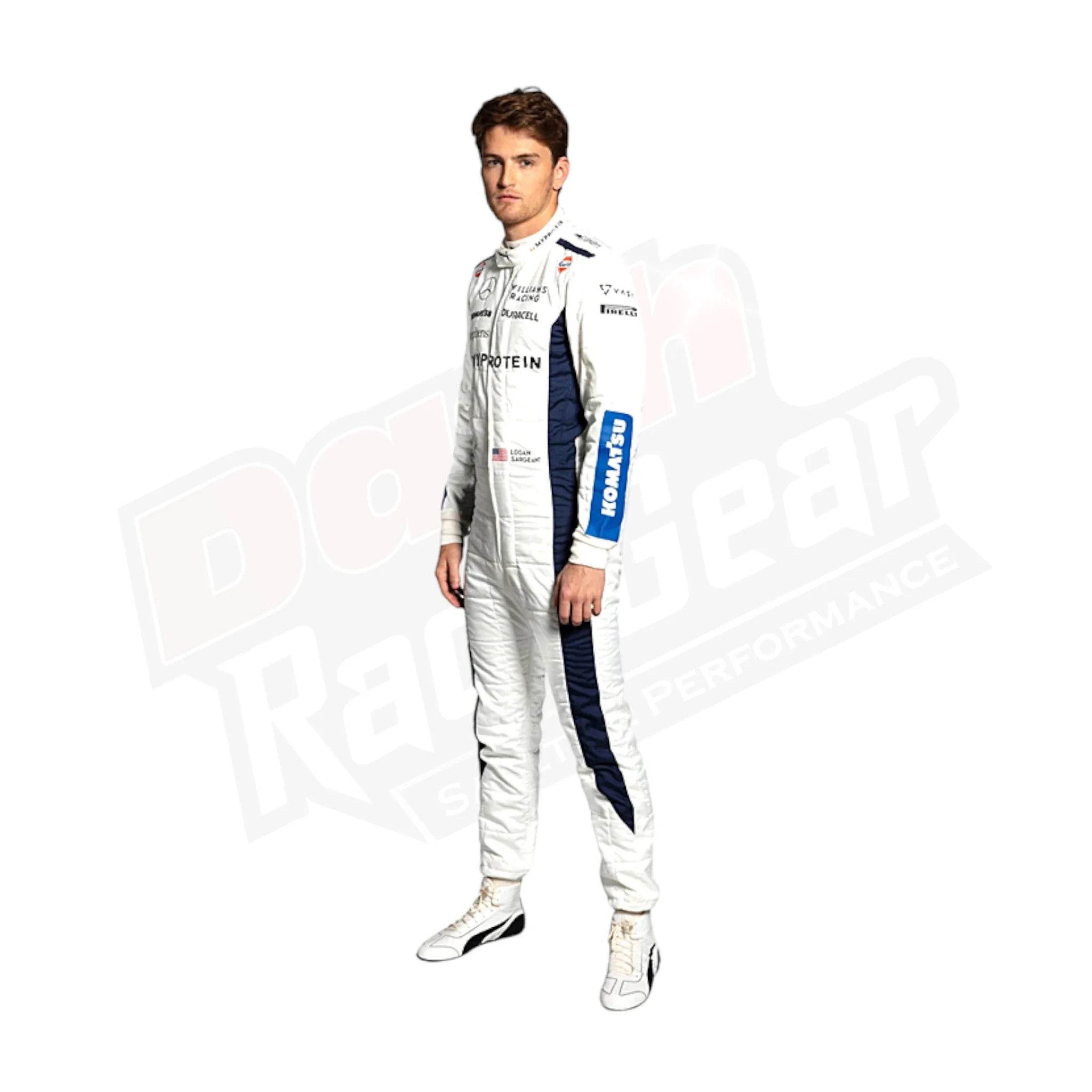 2024 Logan Sargeant Williams F1 Team Race Suit - Dash Racegear Store