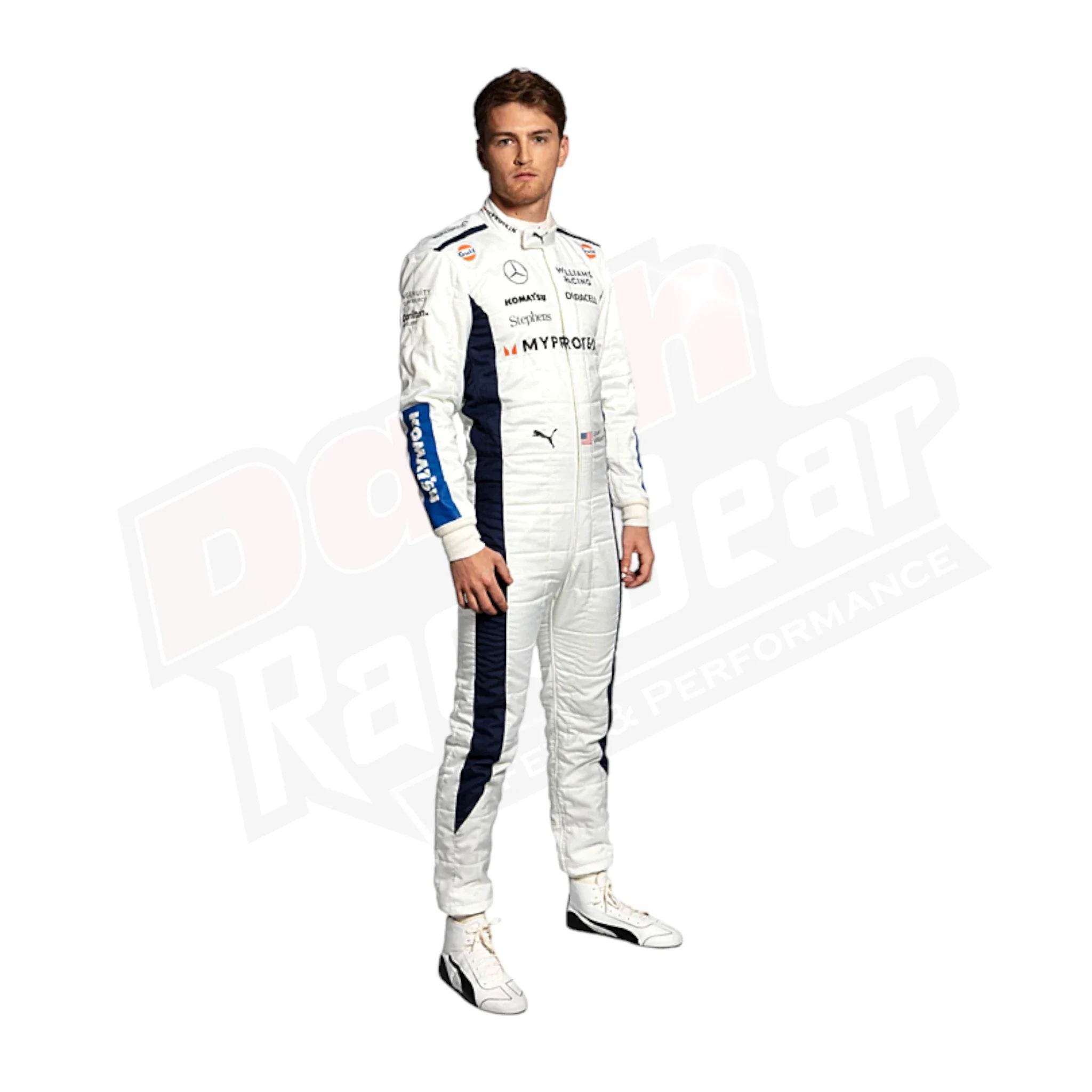 2024 Logan Sargeant Williams F1 Team Race Suit - Dash Racegear Store