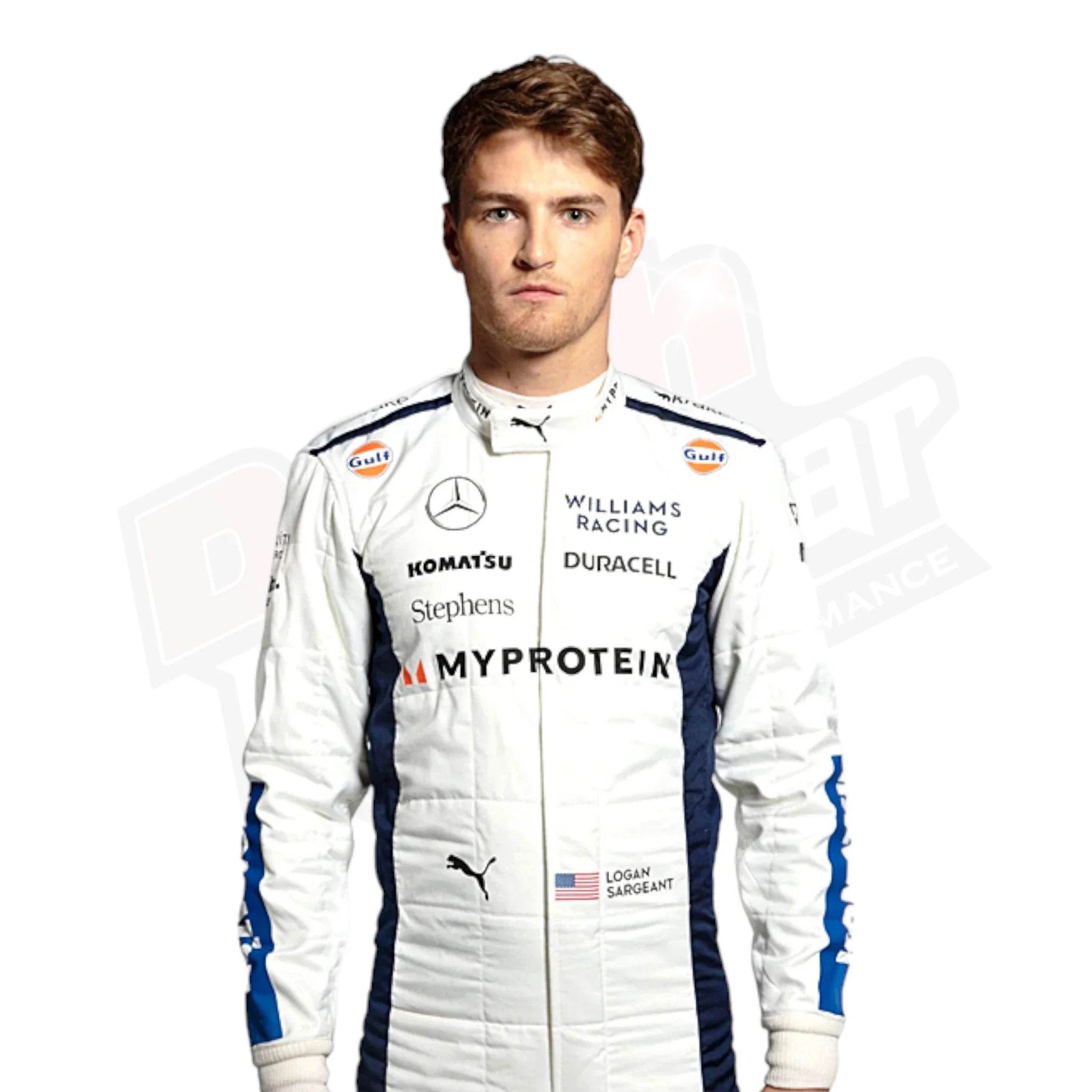 2024 Logan Sargeant Williams F1 Team Race Suit - Dash Racegear Store