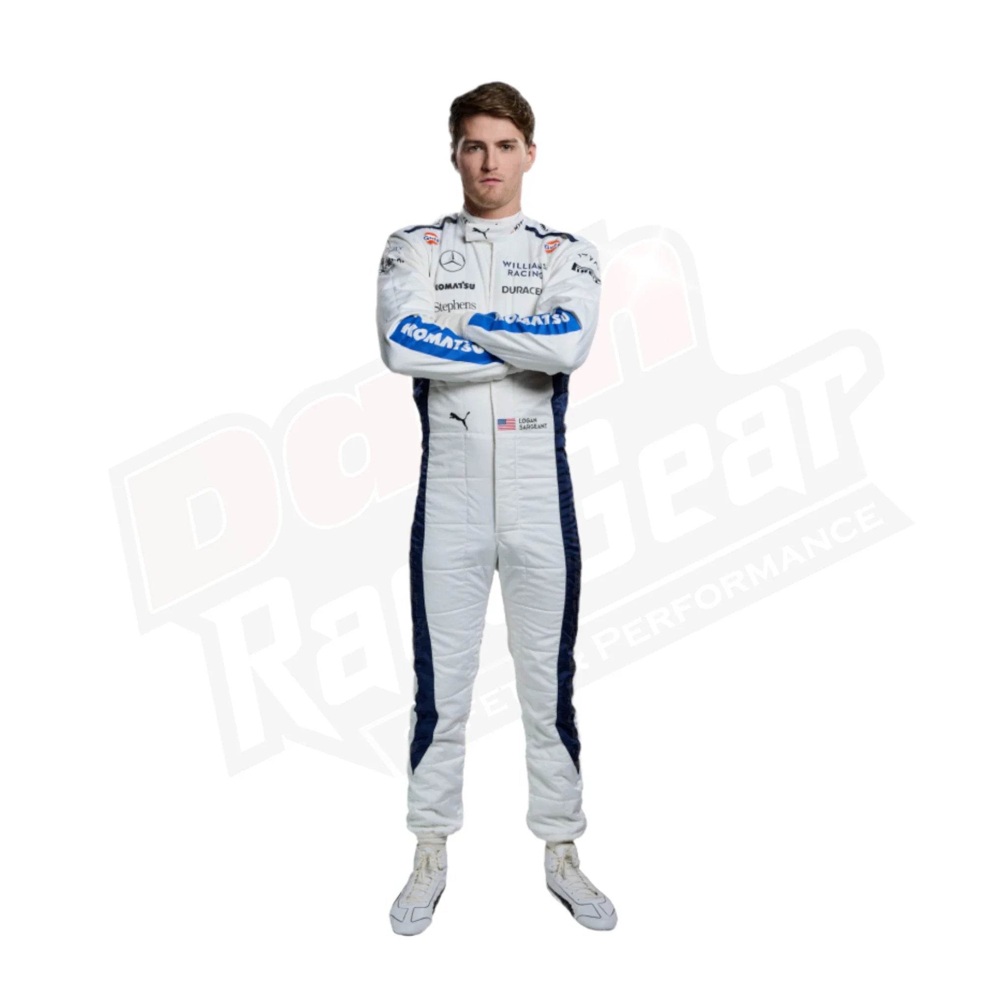 2024 Logan Sargeant Williams F1 Team Race Suit - Dash Racegear Store