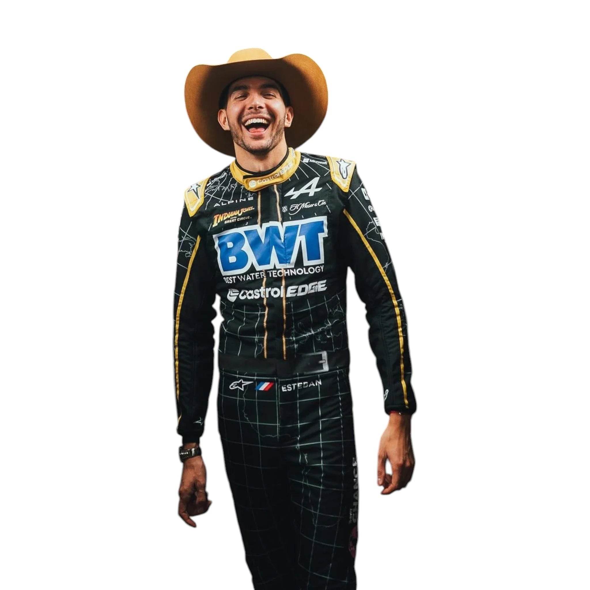 2024 New Esteban Ocon alpine Austin Grand Prix Race Suit - Dash Racegear Store