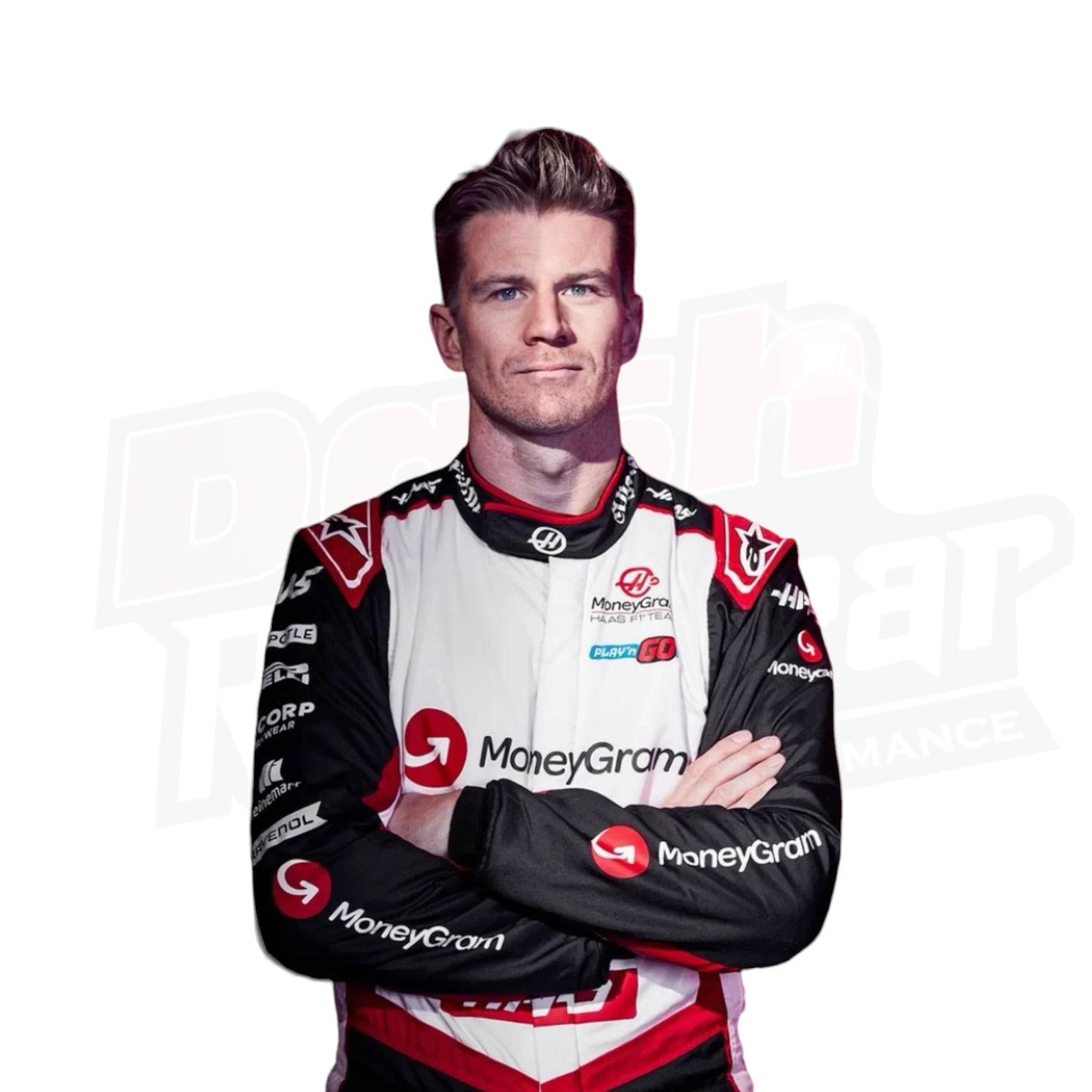 2024 Kevin Magnussen Nico Hulkenberg Haas F1 Team Race Suit - Dash Racegear Store