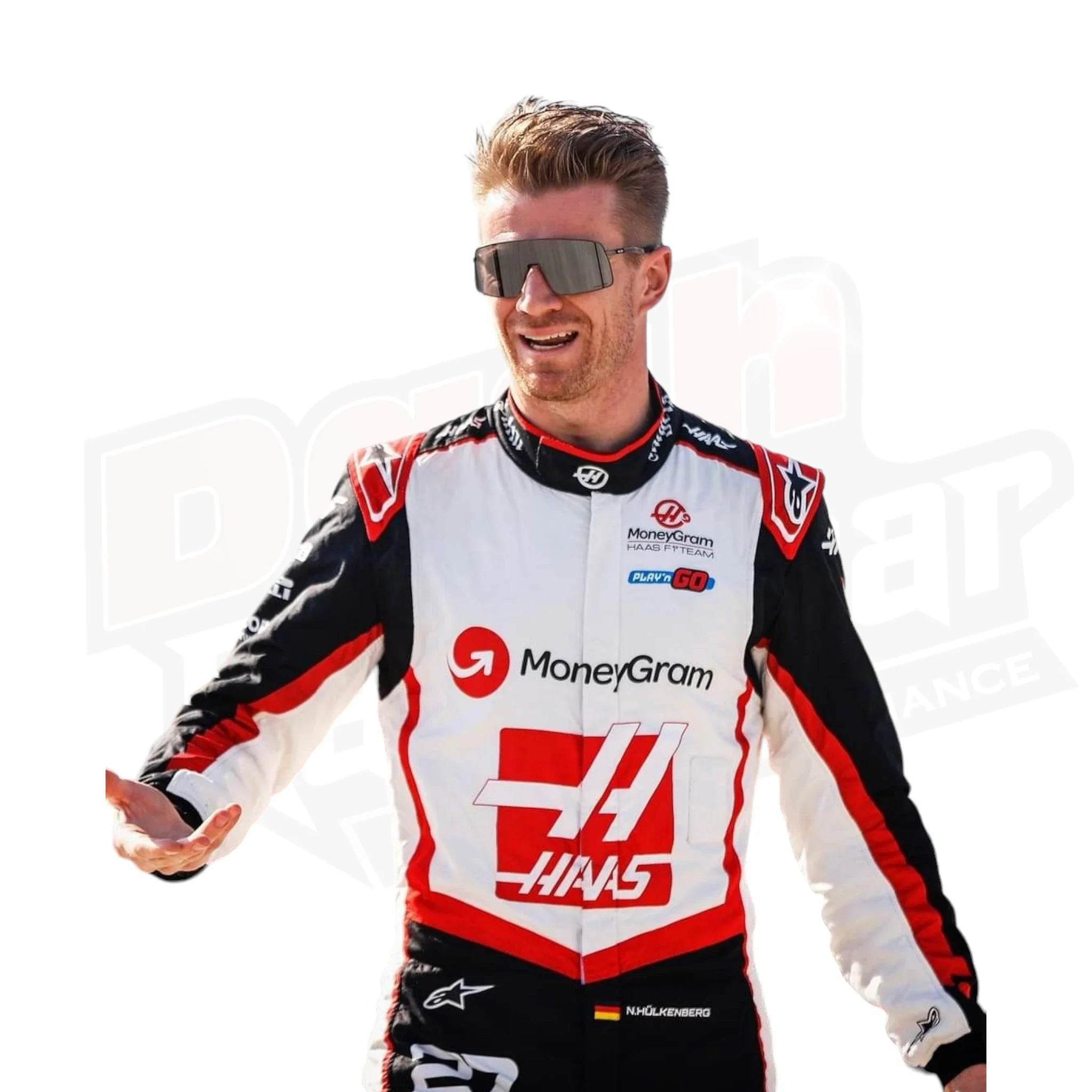 2024 Kevin Magnussen Nico Hulkenberg Haas F1 Team Race Suit - Dash Racegear Store