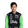 2024 Valtteri Bottas Zhou Guanyu Kick Sauber F1 Team Stake Race Suit KIDS