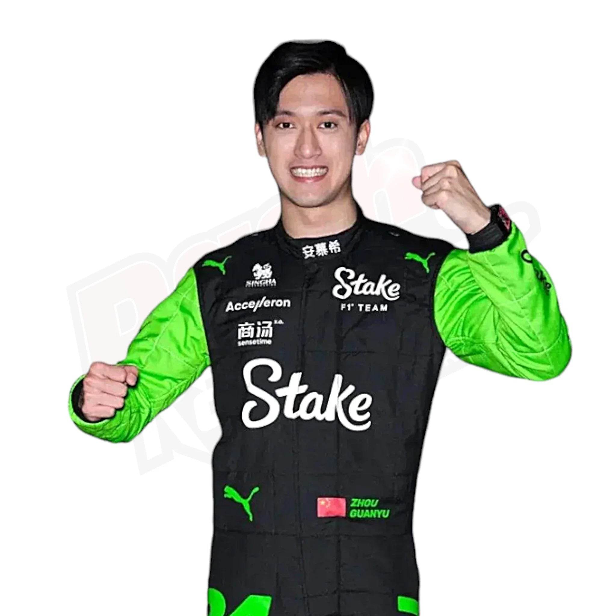 2024 Zhou Guanyu Kick Sauber F1 Team Stake Race Suit - Dash Racegear Store