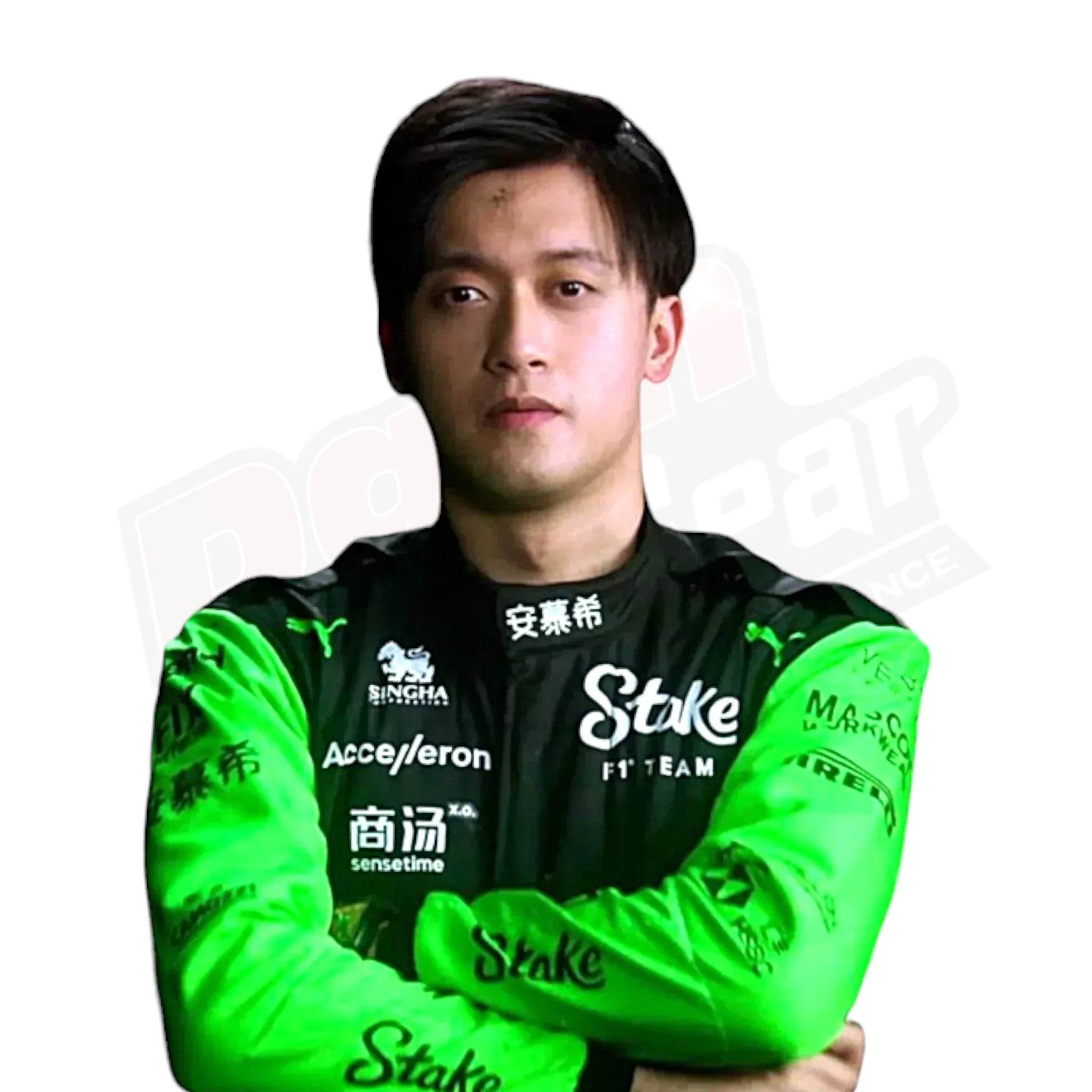 2024 Valtteri Bottas Zhou Guanyu Kick Sauber F1 Team Stake Race Suit - Dash Racegear Store