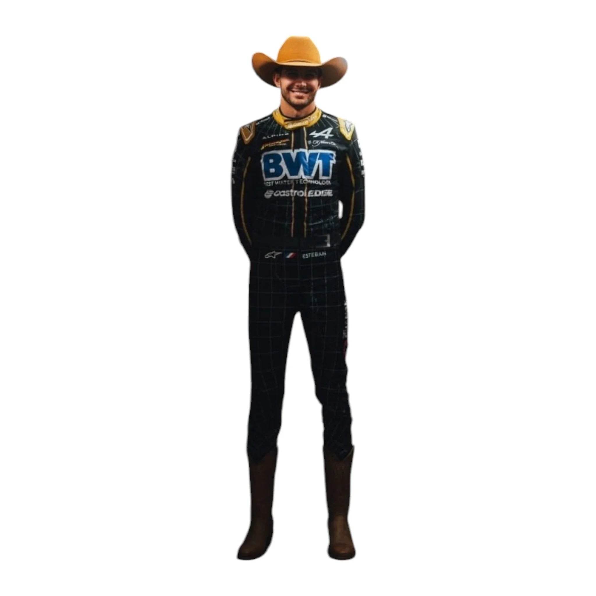 2024 New Esteban Ocon alpine Austin Grand Prix Race Suit - Dash Racegear Store