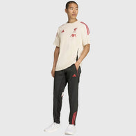 LFC Adidas 25/26 Domestic Training Tee Fashion Apparel unisex detail view 10 | Dash Racegear — Liverpool FC 2025/26 beige training t-shirt from Adidas with clean athletic styling