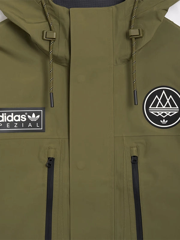 Adidas SPZL Sunnyhurst Anorak Jacket Jacket unisex detail view 3 | Dash Racegear — Adidas Spezial Sunnyhurst Half-Zip Nylon Jacket