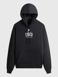 Disney x Kith for Pixar Classic Logo Nelson Hoodie Hoodie unisex front product view | Dash Racegear — Disney x Kith Pixar Nelson Hoodie, black, 2025 collection, perfect blend of comfort and fan style.