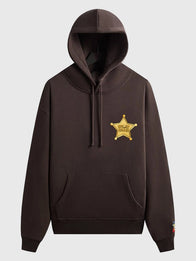 Disney x Kith for Pixar Woody Nelson Hoodie Hoodie unisex front product view | Dash Racegear — Disney x Kith Pixar Woody Nelson Hoodie, brown, 2025 collection, perfect blend of comfort and fan style.