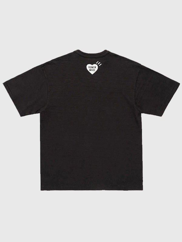 Human Made Graphic T-Shirt Shirt unisex detail view 2 | Dash Racegear — Show off your style in the 2025 Human Made Black Graphic Tee, designed for unisex streetwear enthusiasts.