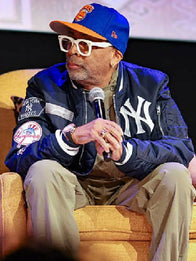 Montclair Film Festival Spike Lee Jacket Jacket unisex front product view | Dash Racegear — Film icon Spike Lee wearing stylish jacket at Montclair Film Festival