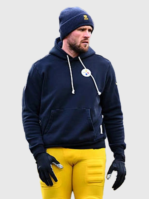 Pittsburgh Steelers 2025 Sideline Hoodie Hoodie unisex detail view 6 | Dash Racegear — Pittsburgh Steelers 2025 Nike Sideline Pullover Hoodie in black, sporty and warm for game day or casual wear.