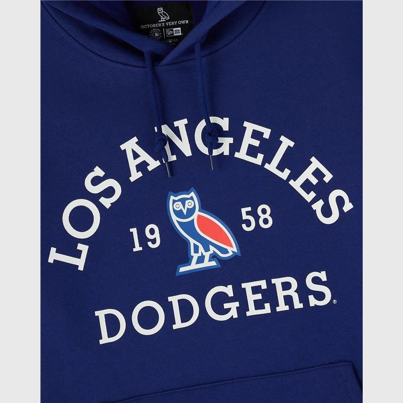 OVO x New Era x MLB Los Angeles Dodgers Hoodie Hoodie unisex detail view 4 | Dash Racegear — LA Dodgers OVO Hoodie – MLB x New Era Exclusive