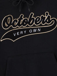 OVO X STARTER Team Script Hoodie Hoodie unisex detail view 3 | Dash Racegear — Street-ready OVO x STARTER Team Script pullover hoodie, black