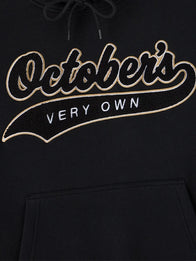 OVO X STARTER Team Script Hoodie Hoodie unisex detail view 3 | Dash Racegear — Street-ready OVO x STARTER Team Script pullover hoodie, black
