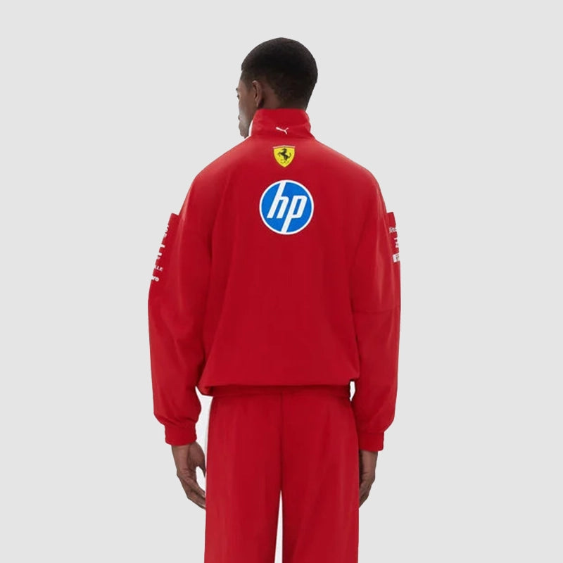 Puma for Scuderia Ferrari HP 2025 T7 Drivers Jacket Jacket unisex detail view 5 | Dash Racegear — Puma for Ferrari HP T7 Jacket – Sleek F1 2025 Outerwear