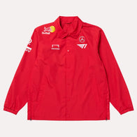 2025 T1 Uniform Red Jacket Jacket unisex front product view | Dash Racegear — Level Up in Style – 2025 T1 Red Uniform Jacket