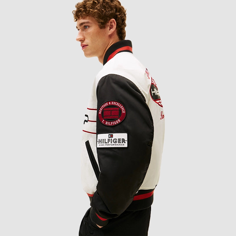 Tommy Hilfiger F1 Movie Racing Varsity Jacket Varsity Jacket unisex detail view 8 | Dash Racegear — Limited edition F1 varsity jacket by Tommy Hilfiger