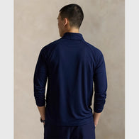 Ralph Lauren US Open Performance Sweatshirt Sweatshirt unisex detail view 6 | Dash Racegear — Polo Ralph Lauren half-zip fleece top in navy and white for the US Open.