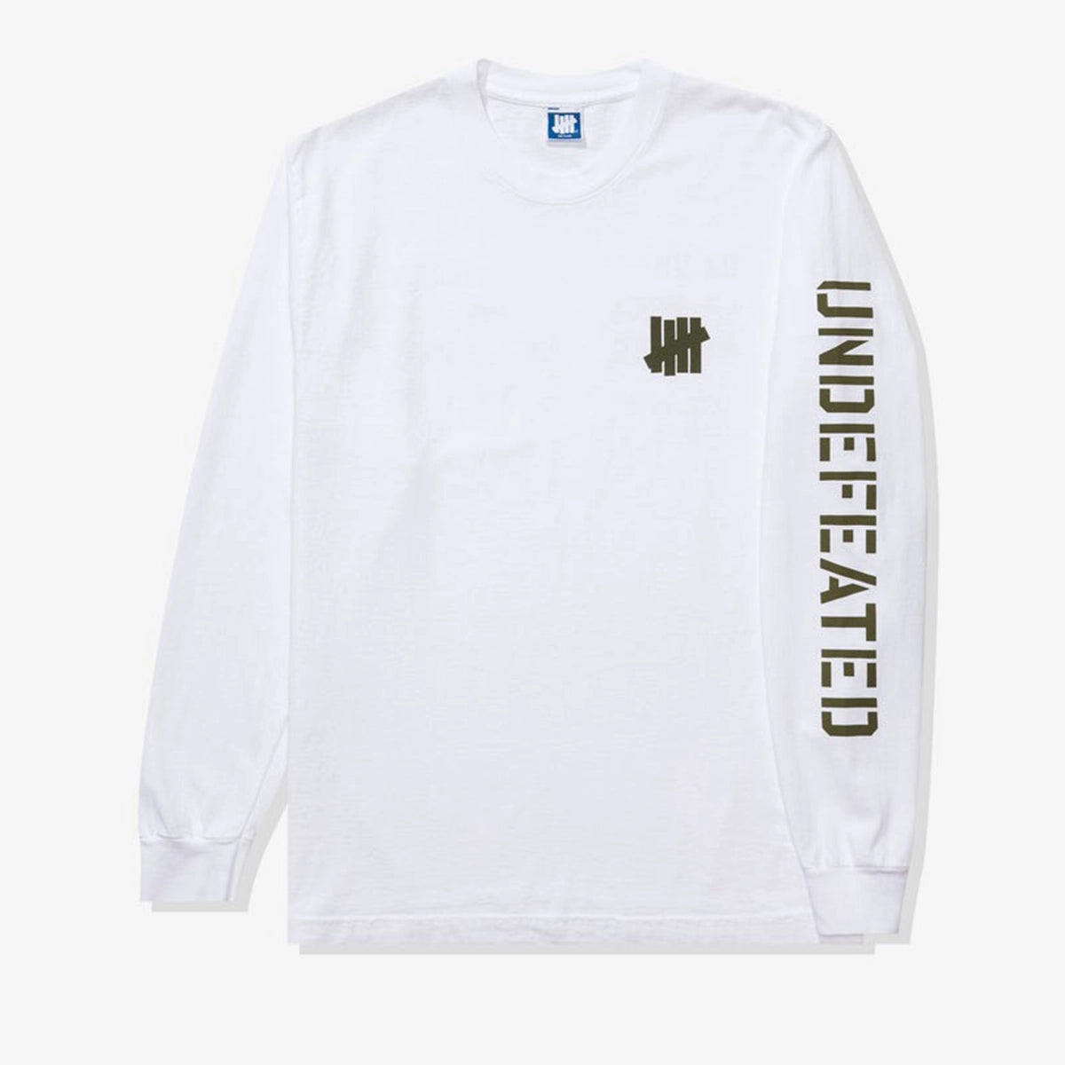 Undefeated Stencil Long Sleeve T-Shirt Shirt unisex detail view 3 | Dash Racegear — Casual Comfort – Undefeated Stencil Print Long Sleeve Tee