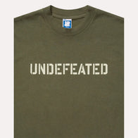 Undefeated Stencil Short Sleeve T-Shirt Shirt unisex detail view 3 | Dash Racegear — Undefeated Stencil Graphic Tee for Everyday Wear