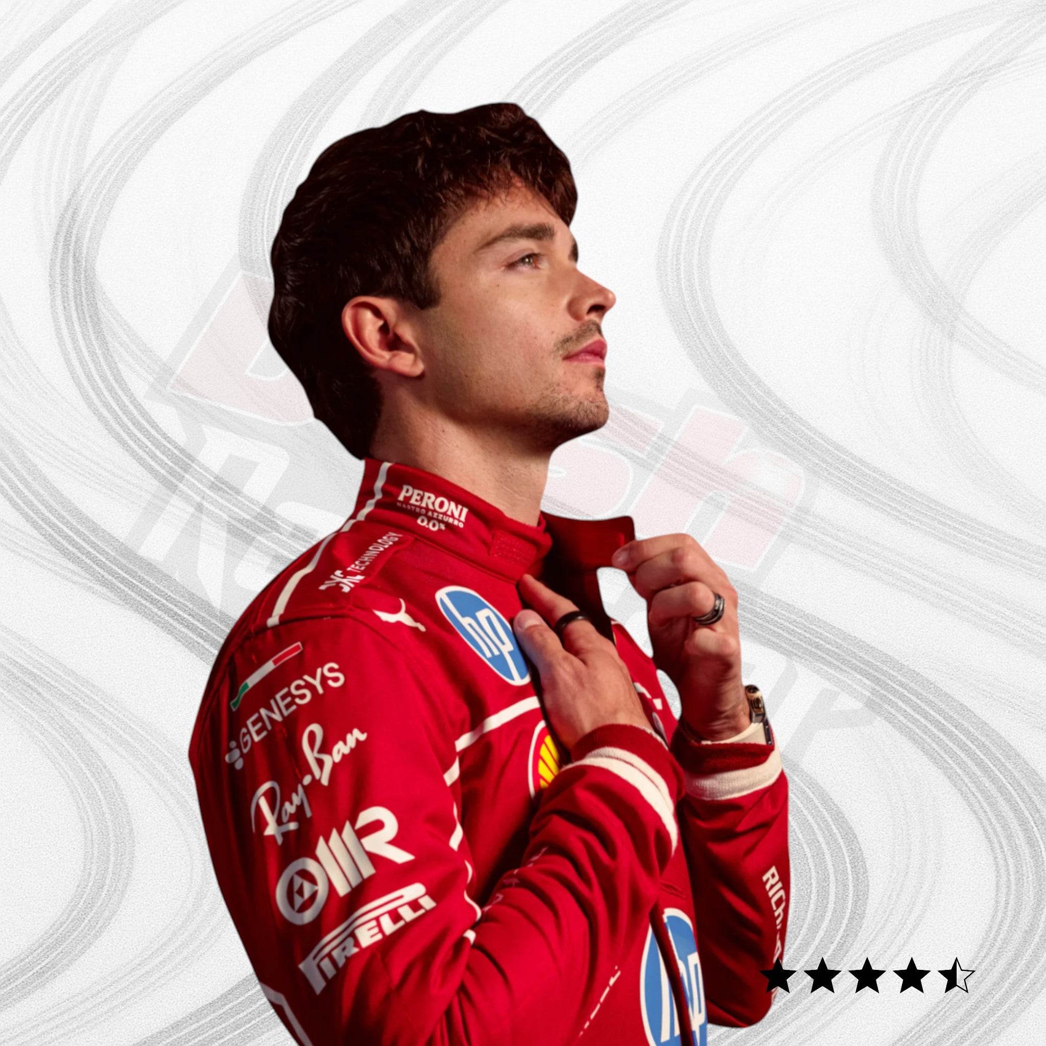 2025 Lewis Hamilton HP Race Suit Ferrari F1  Limited Edition F1 Merchandise