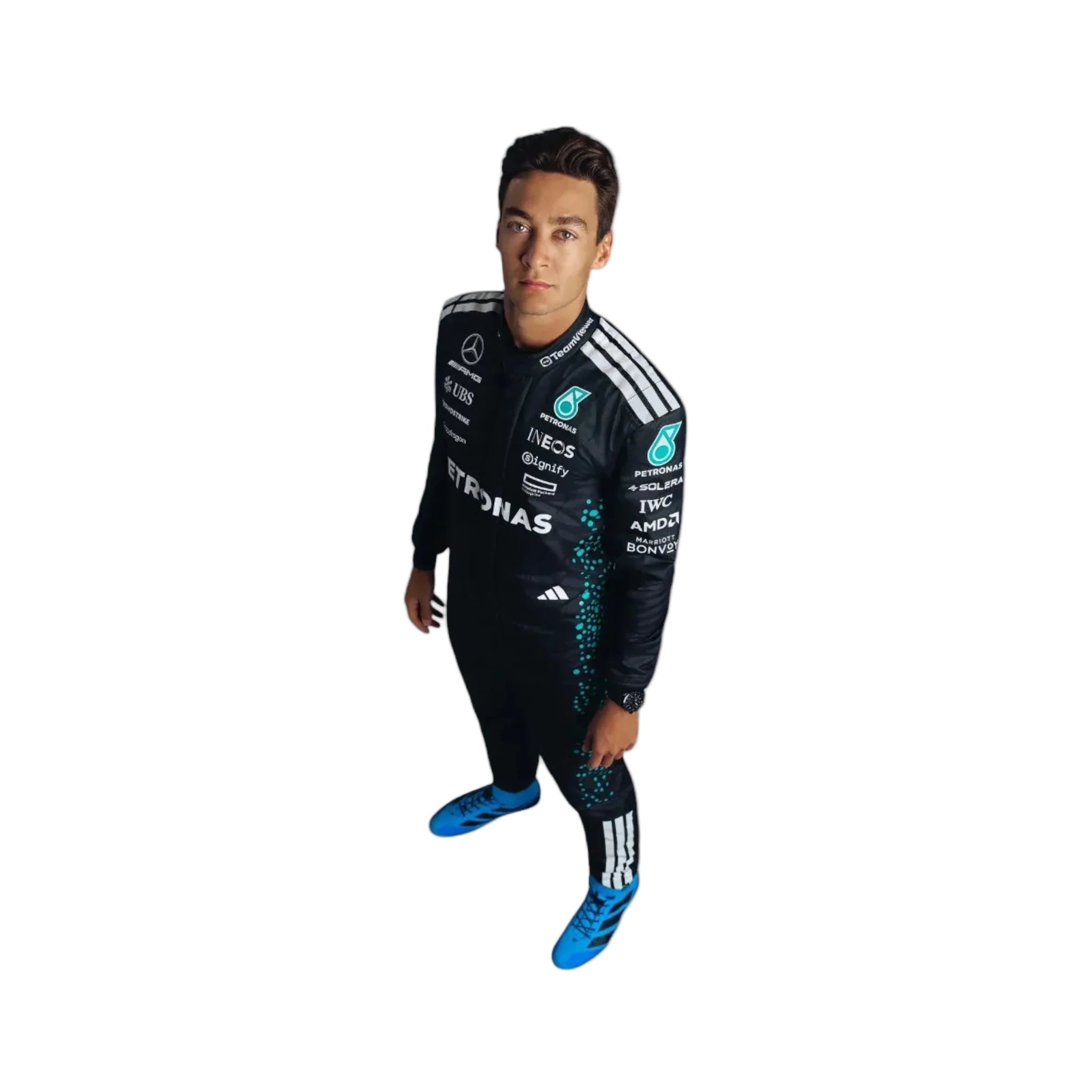 2025 Lewis hamilton Mercedes f1 Race Suit
