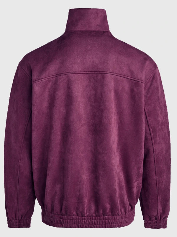 Adidas Chinese New Year Jacket 2026 Jacket unisex detail view 8 | Dash Racegear — Purple Adidas Chinese New Year 2026 jacket with eye-catching embroidery, built for streetwear fans stepping out confidently.