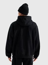 The North Face x U.S. Ski & Snowboard Hoodie Hoodie unisex detail view 3 | Dash Racegear — A modern black ski team hoodie blending The North Face performance heritage with U.S. Ski & Snowboard 2026 branding and a relaxed fit.