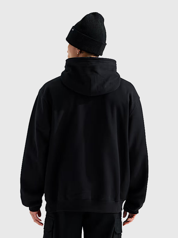 The North Face x U.S. Ski & Snowboard Hoodie Hoodie unisex detail view 3 | Dash Racegear — A modern black ski team hoodie blending The North Face performance heritage with U.S. Ski & Snowboard 2026 branding and a relaxed fit.