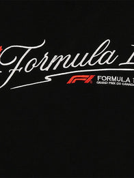F1 Canada GP 2026 MTL Badge Hoodie Hoodie unisex detail view 3 | Dash Racegear — F1 Canada GP 2026 black hoodie with pullover design and comfortable fit for men and women.