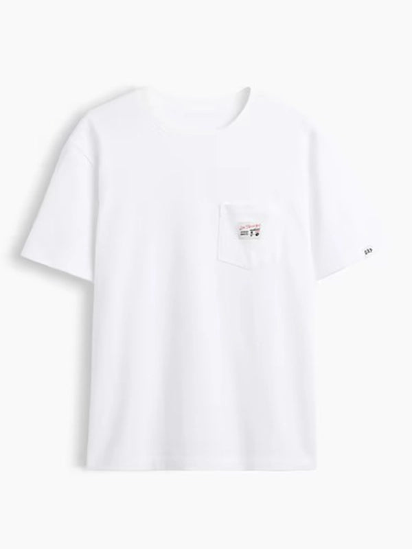 Gap x Los Tacos No. 1 Graphic T-Shirt Shirt unisex detail view 4 | Dash Racegear — White Los Tacos No. 1 x Gap graphic T-shirt designed for lightweight comfort and effortless streetwear-inspired appeal.