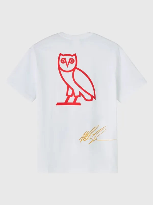 OVO Tyson Round 2 T-Shirt Shirt unisex detail view 2 | Dash Racegear — OVO Tyson Round 2 2026 white tee, relaxed fit design made for everyday urban fashion style.
