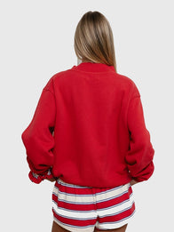 Parke Sparkler Varsity Mockneck Fashion Apparel unisex detail view 3 | Dash Racegear — back image of 2026 Parke Sparkler Varsity Mockneck