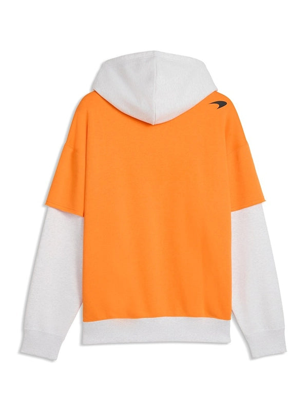 McLaren F1 Team Puma Racing Hoodie Hoodie unisex detail view 4 | Dash Racegear — McLaren F1 Team Puma 2026 Racing Hoodie in vibrant orange, cozy and stylish for cheering on McLaren all season.