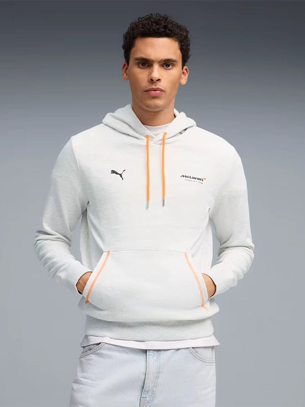 Puma x Mclaren Racing Graphic Hoodie Hoodie unisex detail view 2 | Dash Racegear — Motorsport-inspired Puma x McLaren Racing graphic hoodie, soft pullover for casual outfits or fan pride.