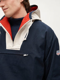U.S. Ski & Snowboard by J.Crew Heritage Anorak Jacket Jacket unisex detail view 4 | Dash Racegear — 2026 U.S. Ski & Snowboard x J.Crew Heritage Anorak, classic style with cozy protection for chilly days.