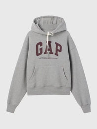 Gap x Victoria Beckham Hoodie Hoodie unisex detail view 5 | Dash Racegear — Gap x Victoria Beckham grey hoodie 2026, French terry pullover for clean minimalist everyday style.